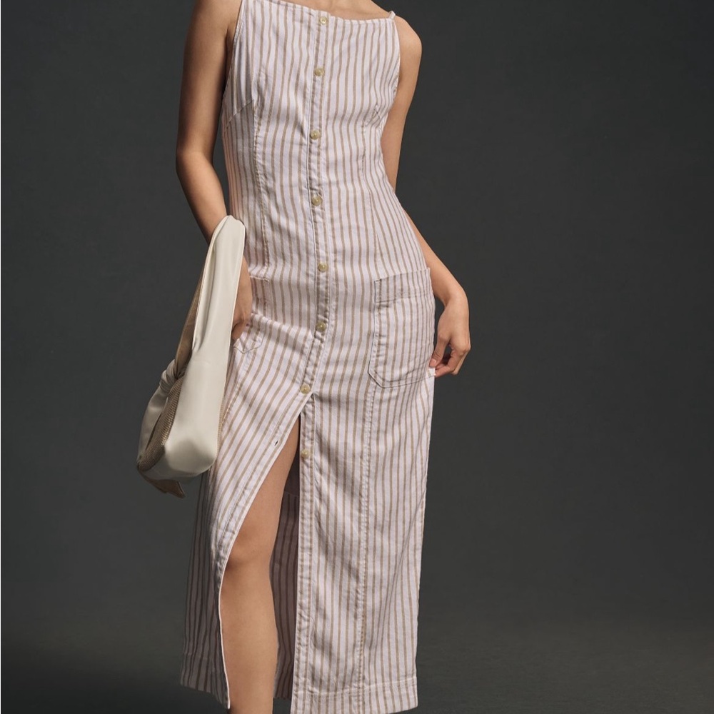 Colette Linen Midi Dress